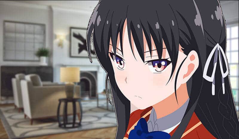 Anime Girl Black Hair Gold Eyes Cuties Anime
