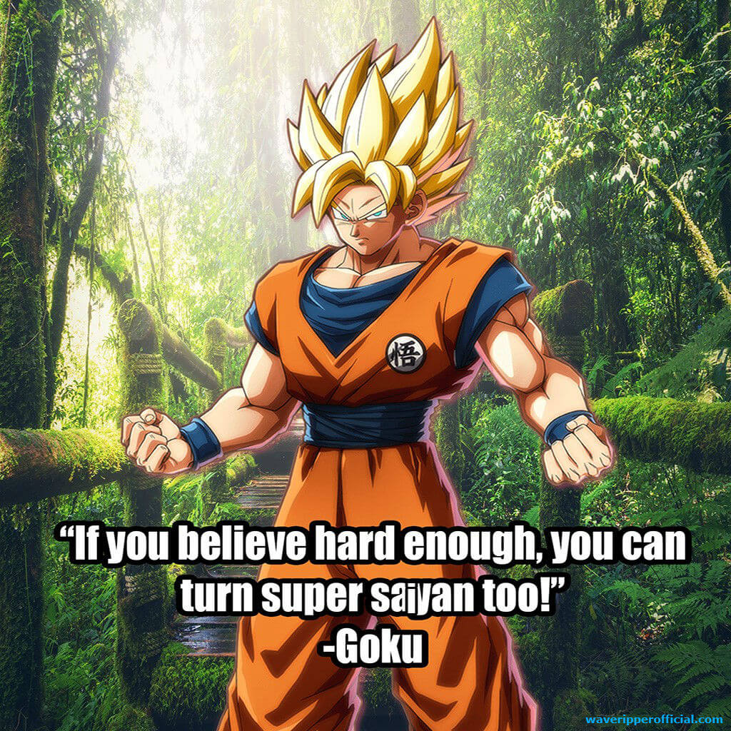 16 Inspirational Goku Quotes Out Of This World Waveripperofficial