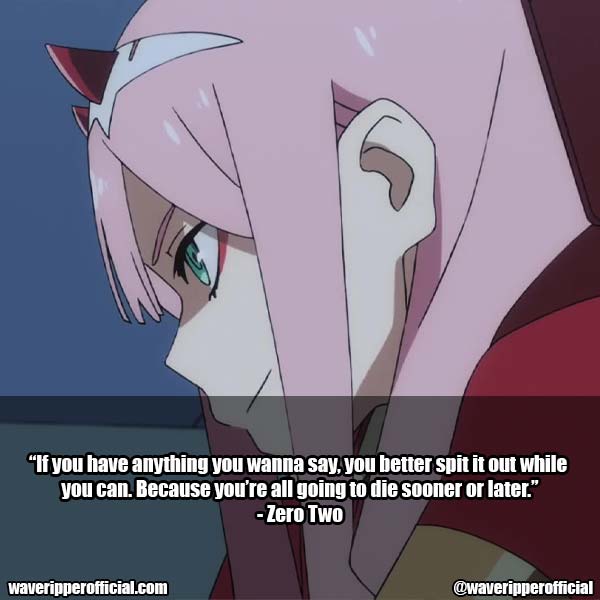 17 Darling In The Franxx Quotes That We Can All Learn From